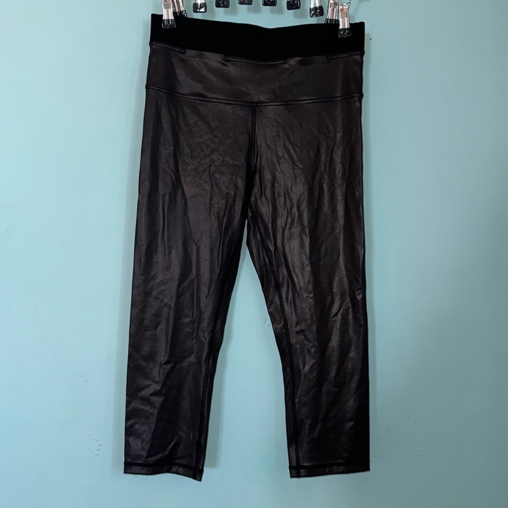 NEVER WORN!! Lululemon Faux Leather Pant: Size 8